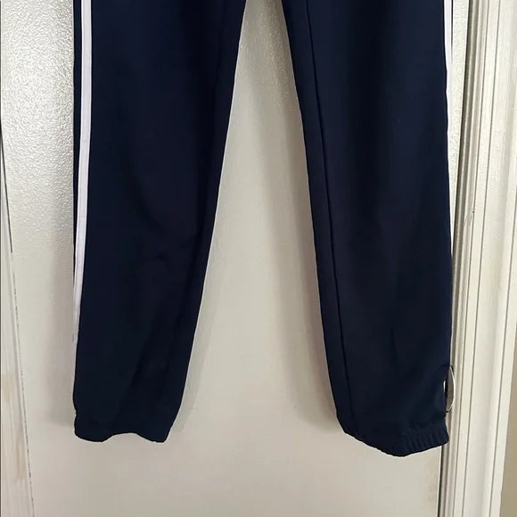 Adidas Dark Blue Joggers with White Accents - Picture 2 of 3
